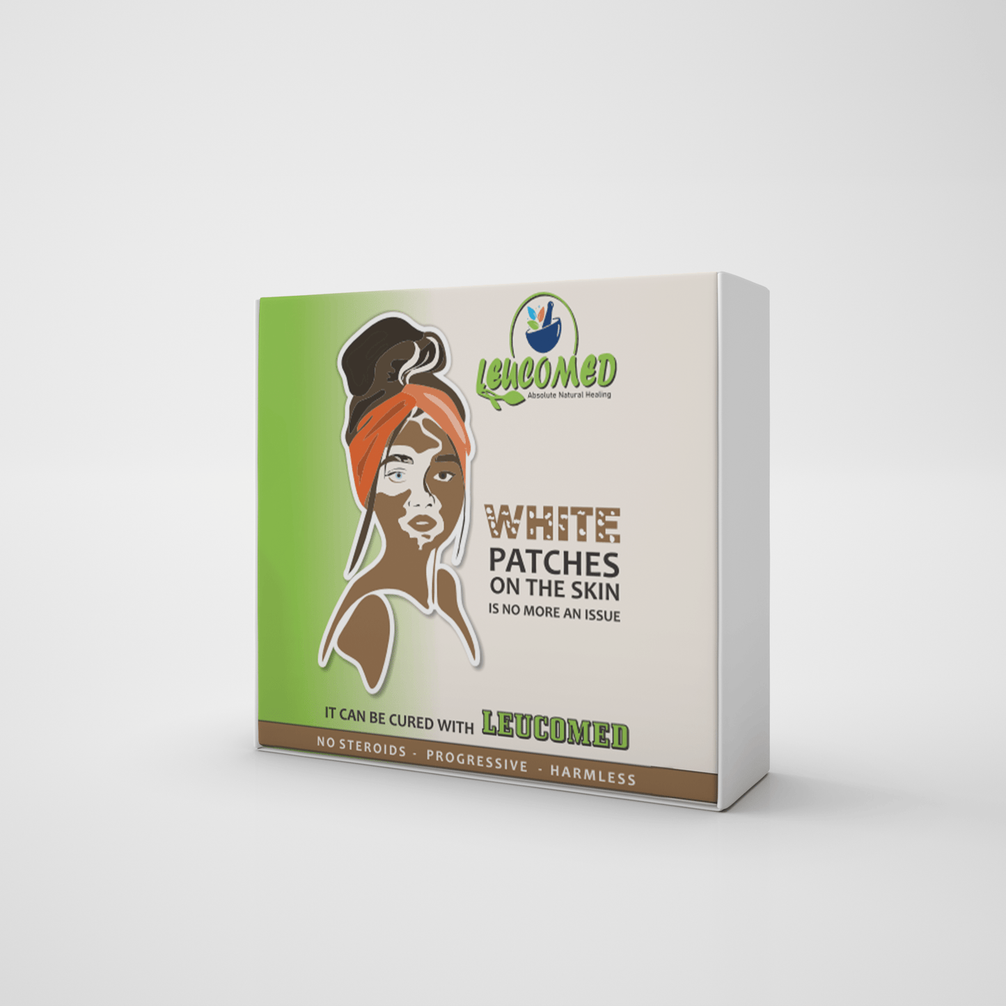 Leucomed - Absolute Natural Healing (60 Days Oral Dosage) - LVTS Leucoderma/Vitiligo Treatment System
